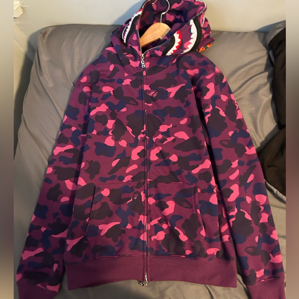 Purple Bape Hoodie